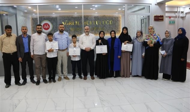 Ağrı'da Hafızlık ve Kur'an-ı Kerimi Güzel Okuma Yarışması yapıldı