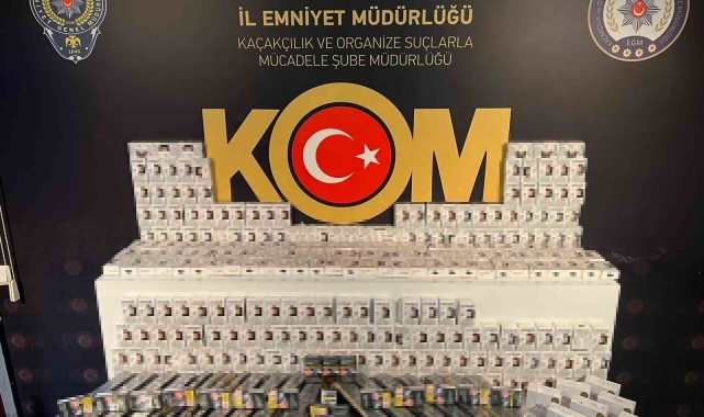 Aksaray'da kaçak sigara ve elektronik sigara ele geçirildi