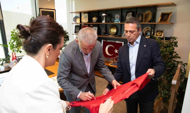 Ali Koç, TFF Başkanı Hacıosmanoğlu'nu ziyaret etti