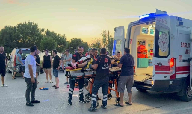Alkollü sürücünün kullandığı otomobil, elektrikli bisikletle çarpıştı: 2 yaralı