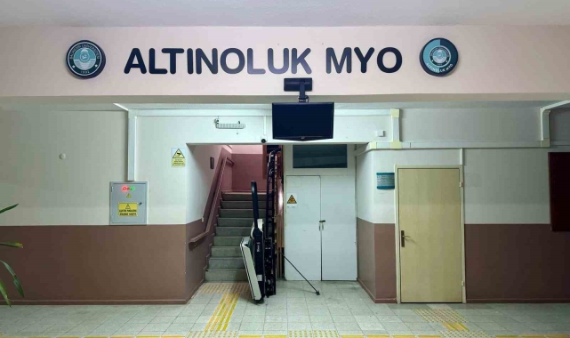 Altınoluk MYO'da hurdaları yenileme ile büyük tasarruf