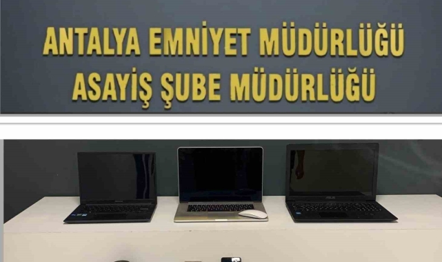 Antalya'da hırsızlık yapan iki kişi tutuklandı