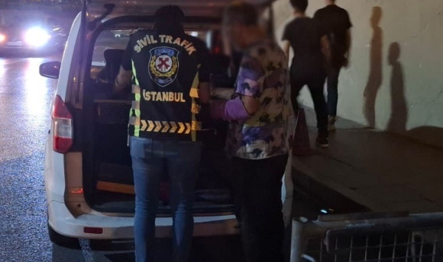 Aracıyla kaldırımdan giden şahsa 2 bin 70 TL idari para cezası