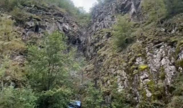 Artvin'de otomobil uçurumdan yuvarlandı: 1 ölü