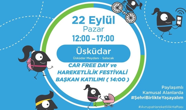 Avrupa Hareketlilik Haftası finali Üsküdar'da
