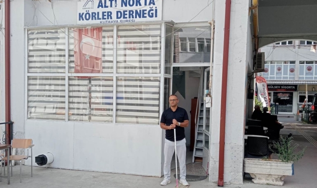 Avrupa Kütahyalılar Federasyonundan 210 adet beyaz baston bağışı