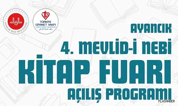 AYANCIK’TA MEVLİD-İ NEBİ KİTAP FUARI BAŞLIYOR!