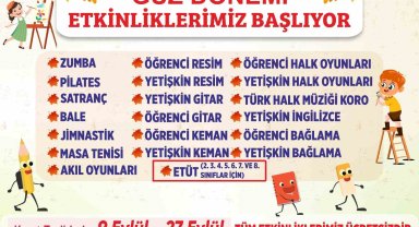 Aydın Büyükşehir Belediyesi'nin güz dönemi etkinlikleri başlıyor