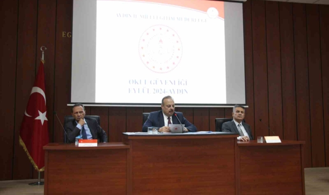 Aydın'da 2024-2025 Eğitim Yılı Okul Güvenliği Toplantısı gerçekleştirildi