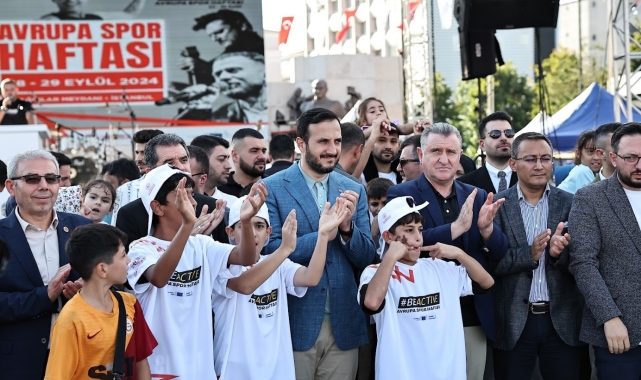 Bağcılar'da "Avrupa Spor Haftası Etkinlikleri" düzenlendi
