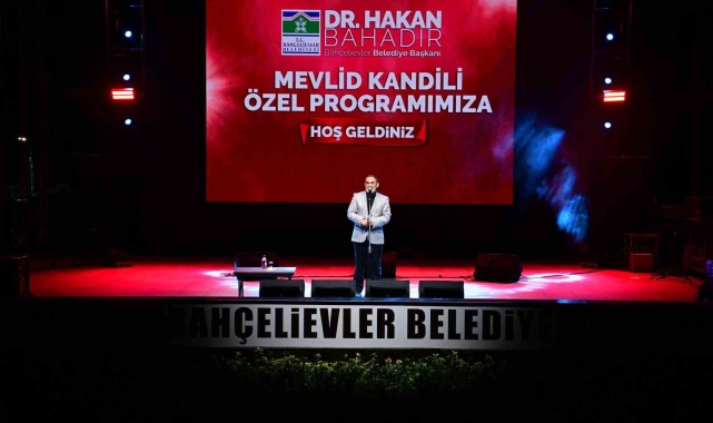 Bahçelievler&#039;de Mevlid Kandili Özel Programı düzenlendi