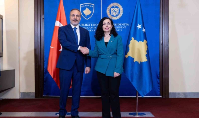 Bakan Fidan, Kosova Cumhurbaşkanı Osmani ile görüştü