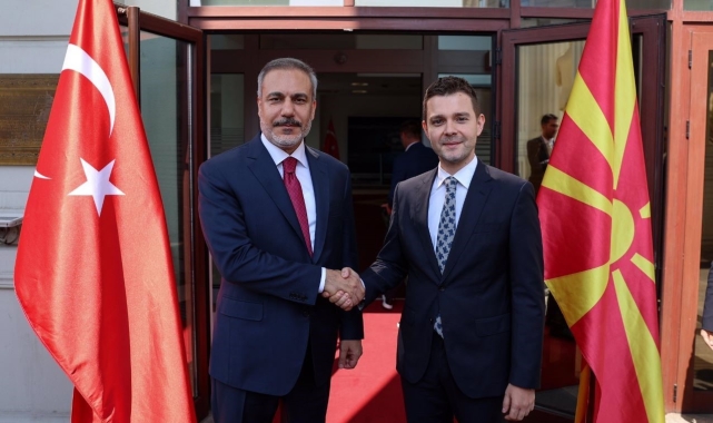 Bakan Fidan, Kuzey Makedonyalı mevkidaşı ile görüştü