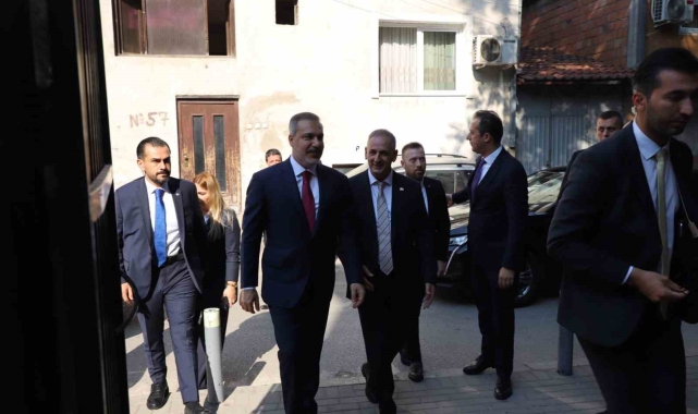 Bakan Fidan'dan Üsküp'te Türkçe eğitim veren okula ziyaret