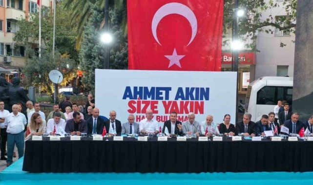 Başkan Ahmet Akın, Erdeklilerle buluştu