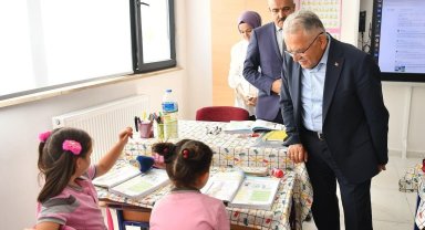 Başkan Büyükkılıç; Büyükşehir'in İncesu Saraycık'a kazandırdığı yeni okulu ziyaret etti