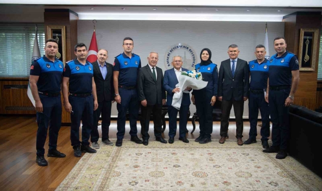 Başkan Büyükkılıç, Zabıta Teşkilatı kuruluş yıl dönümünde zabıta personelini kabul etti