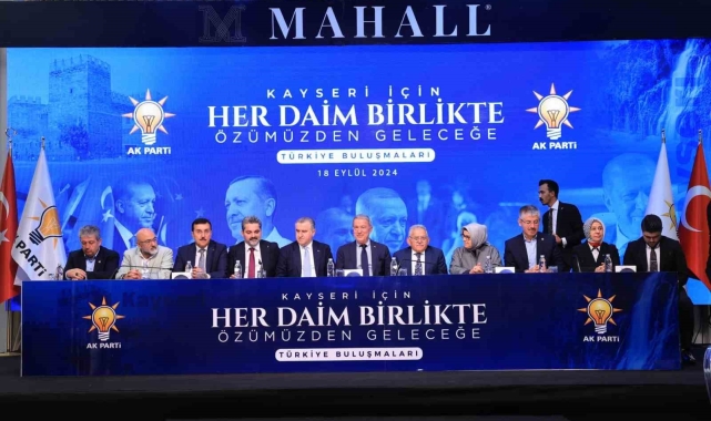 Başkan Büyükkılıç'tan Türkiye Buluşmaları programında 'dayanışma' vurgusu