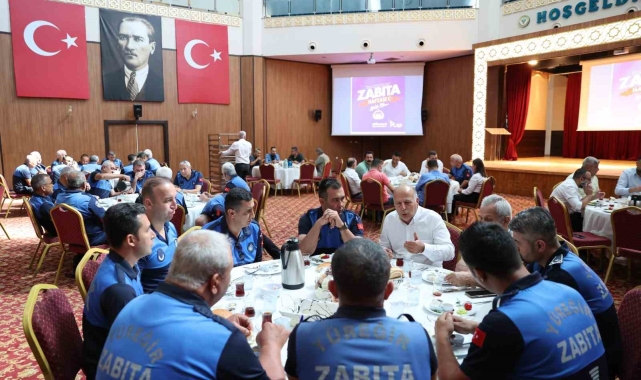 Başkan Demirçalı, zabıtalarla kahvaltıda buluştu