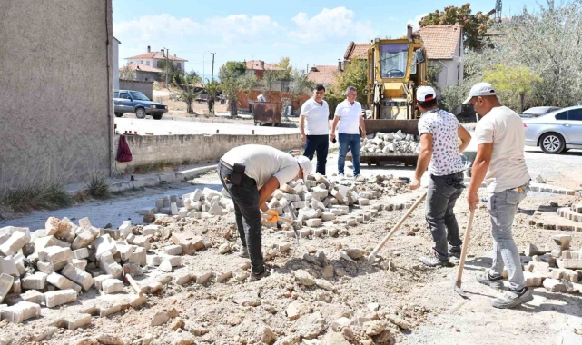 Başkan Koca, Sanayi Sitesindeki üst yapı çalışmalarını inceledi