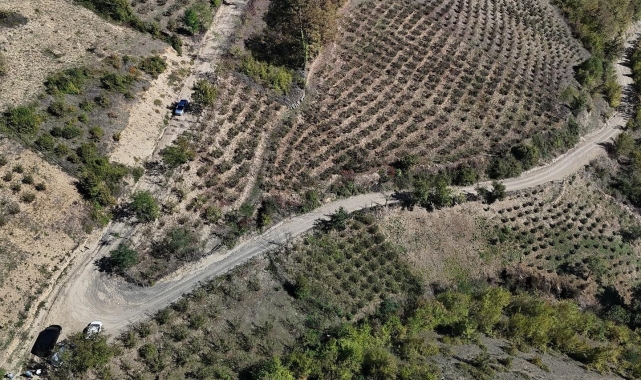 Başkan Sandıkçı'dan dron ile kontrol