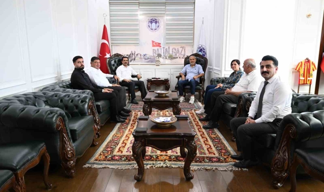 Başkan Taşkın, Abbas Güçlü'yü ağırladı
