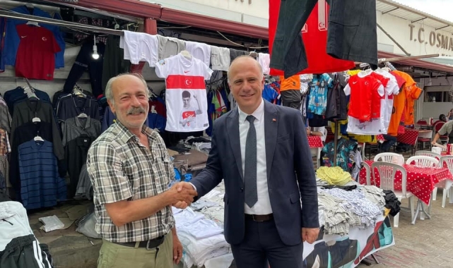 Başkan ve yardımcısı tarihi panayırda