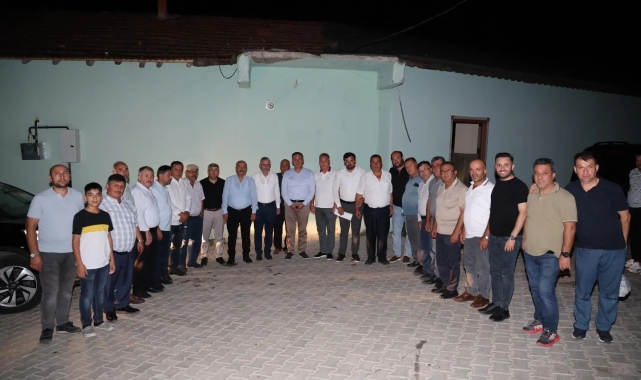 Başkanlardan Elbizli'de teşkilat toplantısı