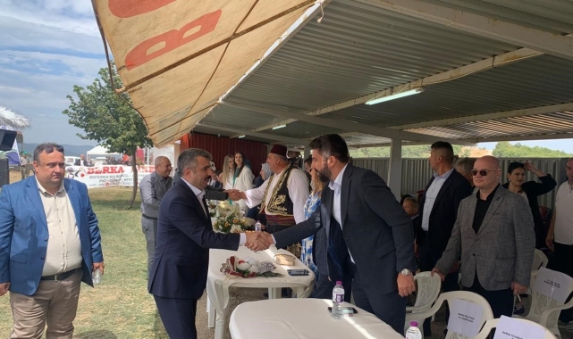BaşkanYılmaz, Tarihi Alantepe Yağlı Güreşleri'ne katıldı