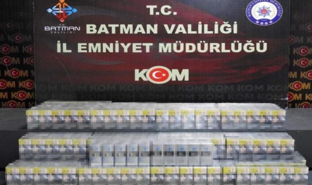 Batman'da kaçakçılık operasyonunda 2 şüpheli gözaltına alındı