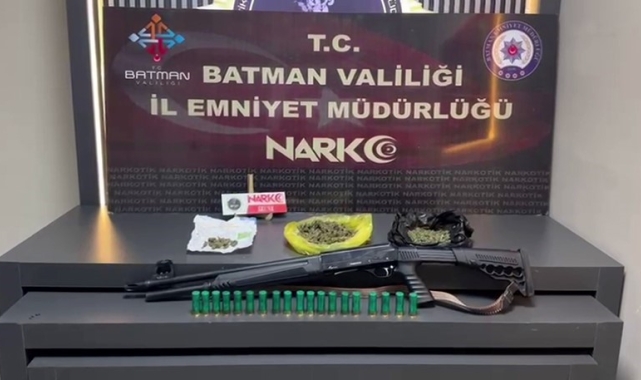 Batman'da suç makinesi silahla yakalandı