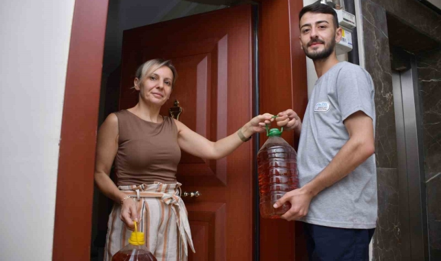 Beş litre atık yağ bir litre sıvı deterjana dönüşüyor