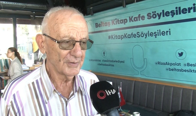 Beşiktaş Belediyesi Beltaş Kitap Kafe'de Atilla Dorsay'ı ağırladı