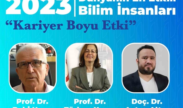 BEUN'dan 9 akademisyen "Dünyanın En Etkili Bilim İnsanları" listesinde yer aldı