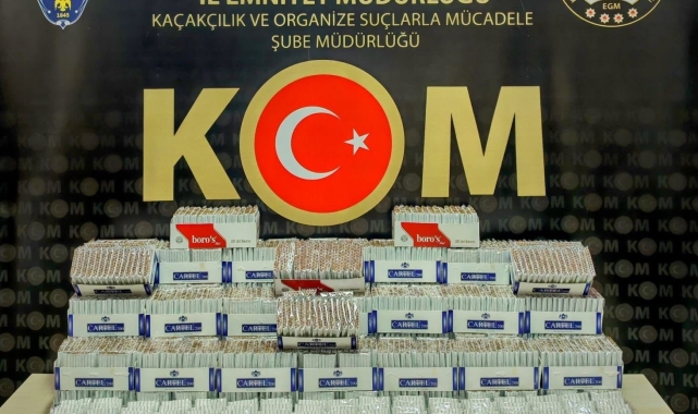 Bilecik'te 24 bin 800 adet tütün ve makaron ele geçirildi