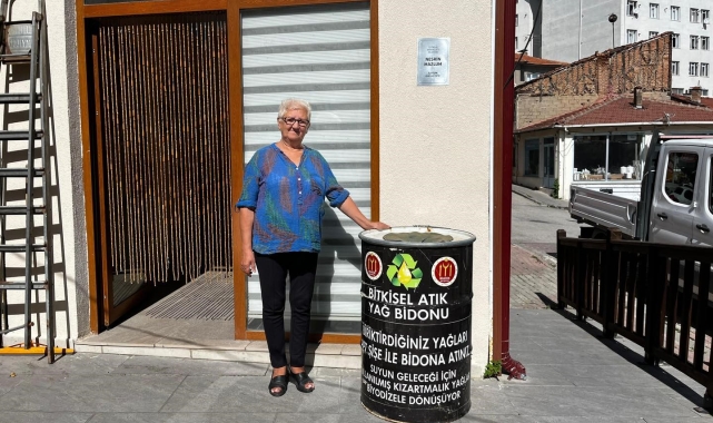 Bilecik&#039;te 5 mahalleye geri dönüşebilen bitkisel atık yağlar için toplama noktaları yapıldı