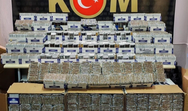 Bilecik'te 90 bin adet makaron ele geçirildi