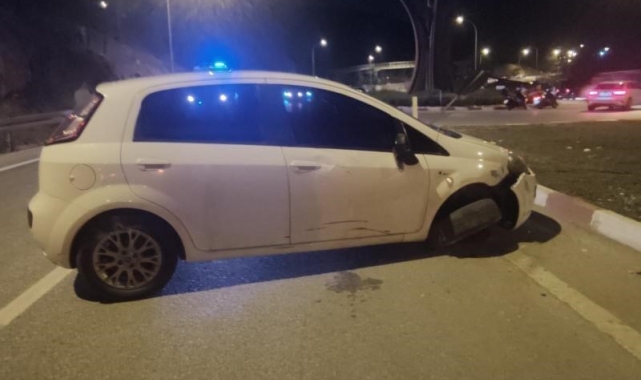 Bilecik'te otomobil çarptığı motosiklet sürücüsü yaralandı