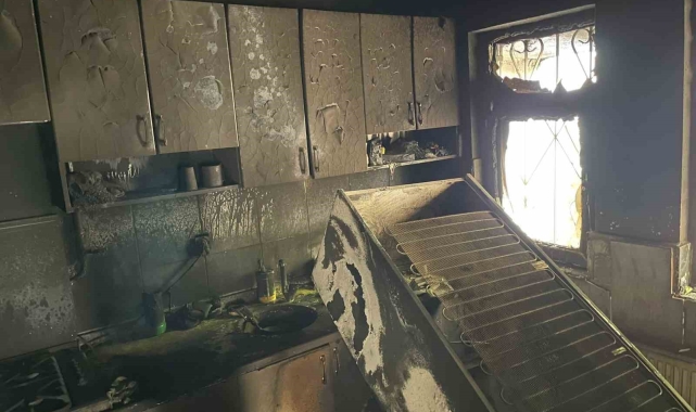 Bingöl'de ev yangını
