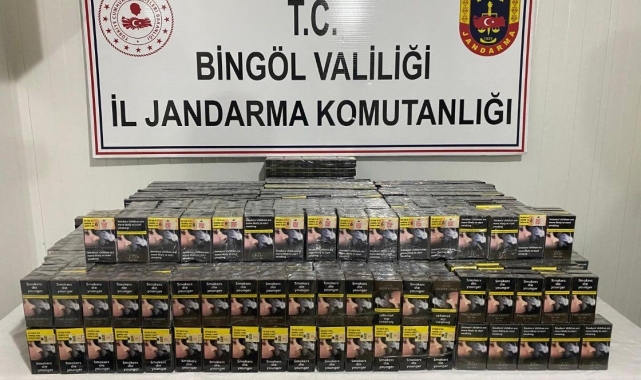 Bingöl'de silah ve kaçak sigara ele geçirildi