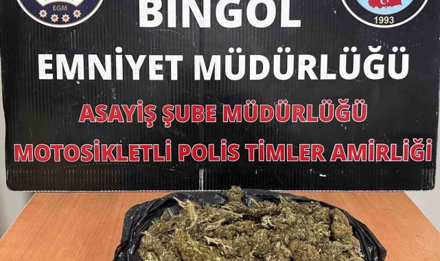 Bingöl'de uyuşturucu madde ele geçirildi