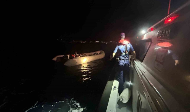 Bodrum'da 30'u çocuk 65 düzensiz göçmen yakalandı