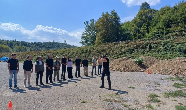 Bolu'da Doğa Koruma ve Milli Parklar personeline atış eğitimi verildi