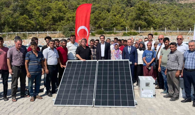 Bozyazı'da hayvan yetiştiricilerine güneş enerjisi paneli dağıtıldı