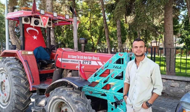 "Bu benim için heves" dedi, cezalara rağmen traktörle turlamaktan vazgeçmedi