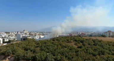 Bursa'da çocukların torpille eğlencesi yangına neden oldu