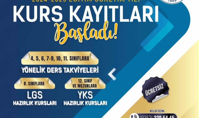 Büyükşehir Genç KAYMEK'te 2024-2025 eğitim öğretim yılı kurs kayıtları başladı