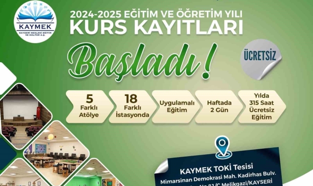 Büyükşehir KAYMEK'in Değer Gençlik Merkezi kurs kayıtları başladı