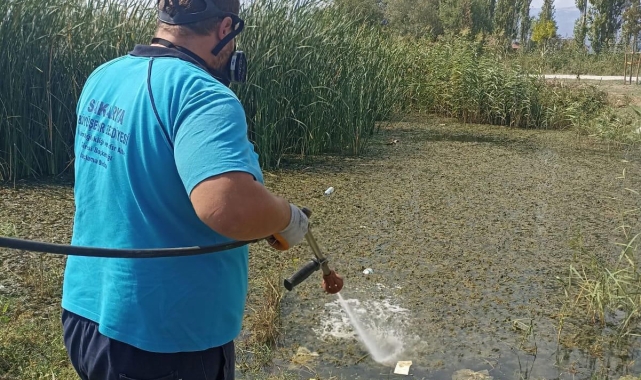 Büyükşehir'in müdahale timi her köşe başında haşereyle mücadelede