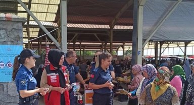 Çaycuma'da kadınlara yönelik şiddetle mücadelede bilgilendirme çalışması